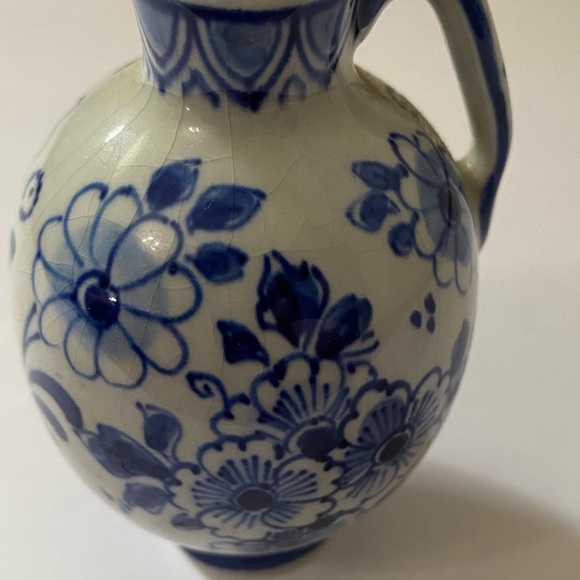 RARE Delft De Porceleyne Fles Holland Netherlands Blue White Miniature Jug 364 - Picture 4 of 11